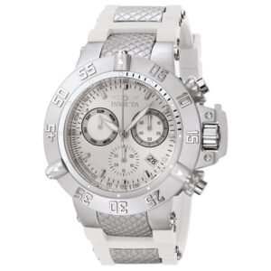 Relgio masculino Subaqua Noma III Swiss Ronda Z60 FE calibre - 50 mm. Branco. Ao 1384 Invicta