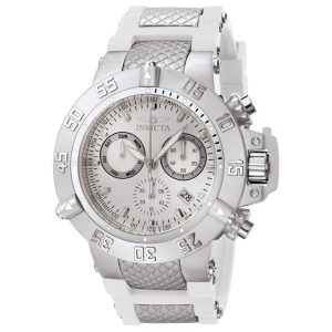 Relgio masculino Subaqua Noma III Swiss Ronda Z60 FE calibre - 50 mm. Branco. Ao 1384 Invicta