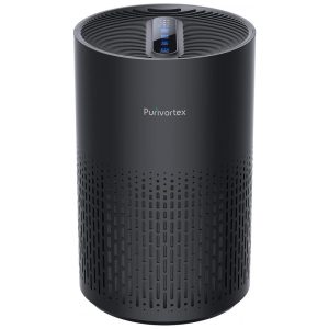 Purificador de Ar de Quarto com Filtro HEPA H13 para Pólen Fumaça Odor 110V v Preto