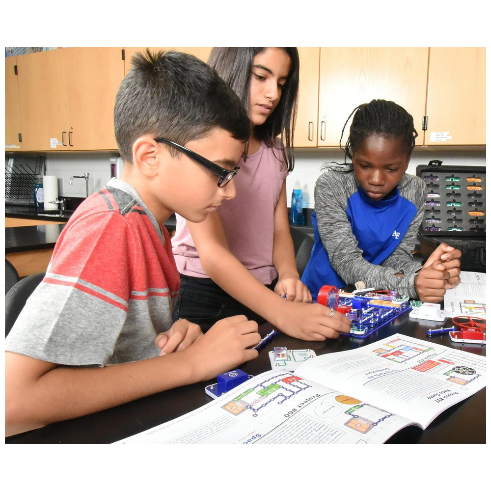Snap Circuits SC-100 Student Electronics Training Program – Kit Educacional de Eletrônica com Mais de 100 Projetos para Crianças a Partir de 8 Anos - Imagem 3