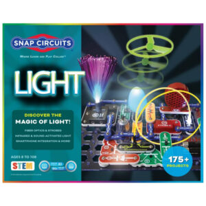 Snap Circuits LIGHT – Kit Educacional de Eletrônica com Mais de 175 Projetos para Crianças a Partir de 8 Anos