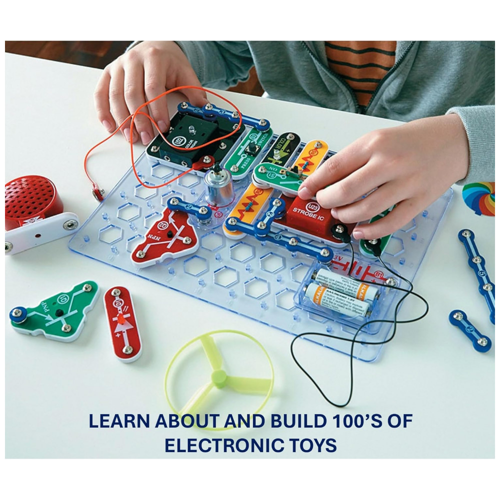 Snap Circuits LIGHT – Kit Educacional de Eletrônica com Mais de 175 Projetos para Crianças a Partir de 8 Anos - Imagem 8