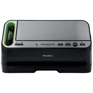 Seladora a Vácuo Automática para Alimentos Secos e Úmidos com Controle Digital e Detecção Automática 110V FoodSaver V4400 Prata