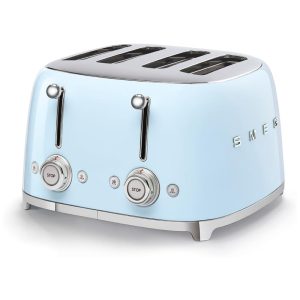 Torradeira Smeg 4 Slot Pastel Azul