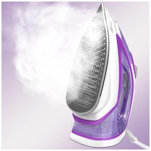 OMAIGA Ferro de Passar a Vapor c Desligamento Automático 1850W 110W Roxo