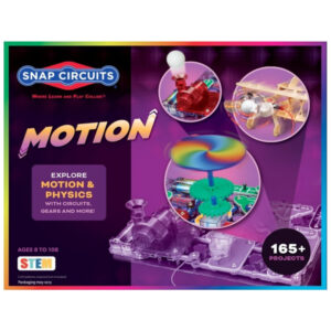 Snap Circuits Motion – Kit Educacional de Eletrônica com Mais de 165 Projetos para Crianças a Partir de 8 Anos
