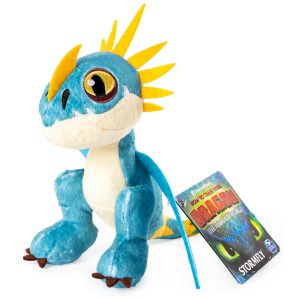 Pelúcia Premium de Dragão Stormfly da Dreamworks Dragons 20cm para Crianças a Partir de 4 Anos