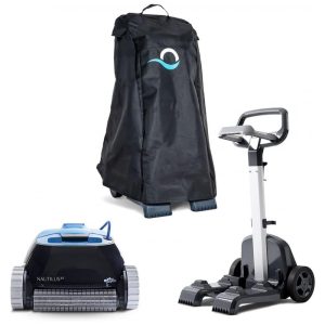 Robô Aspirador para Piscinas Dolphin Nautilus CC Preto Escova Ativa para Limpeza de Paredes Cesto de Filtro Top-Load Cabo 15m Modelo 2025 Voltagem 110V﻿