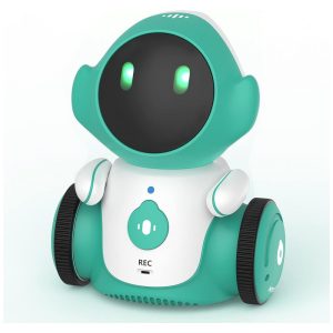 Brinquedo Robô Interativo Recarregável com Falas Sensor de Toque e Controle de Voz GILOBABY Verde