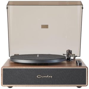 Vitrola Toca-Discos Stave2 Velocidades Bluetooth com Alto-Falantes Integrados CR6046A-WAGL CrosleyMadeira