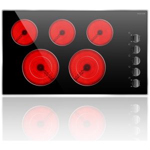 Cooktop Elétrico Noxton  com 5 Queimadores e Controle por Botão
