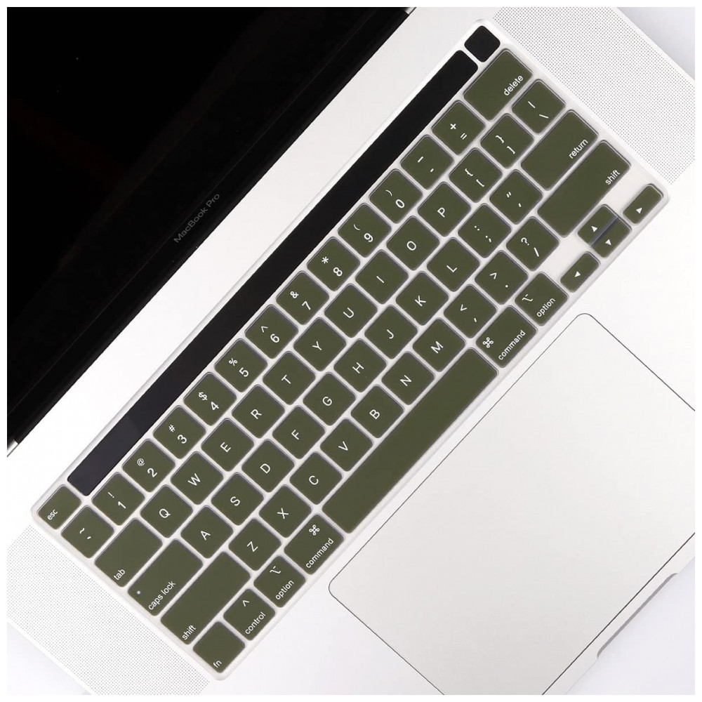 Capa Rígida Antichoque Mektron para MacBook Pro 16″ (Modelo A2141 – 2019/2020) com Suporte Dobrável e Acessórios – Verde Abacate - Imagem 8