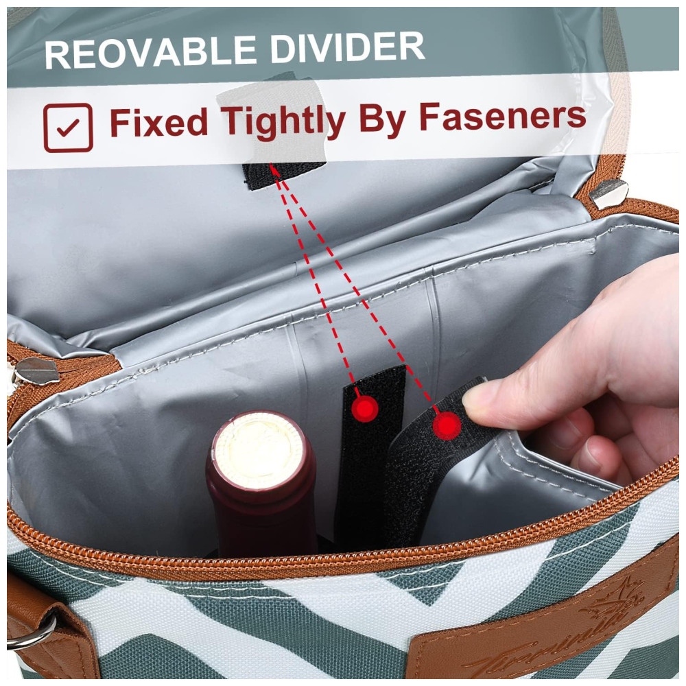 Bolsa Térmica para Vinho Tirrinia - Transporte Seguro e Elegante para Amantes de Vinho - Imagem 4