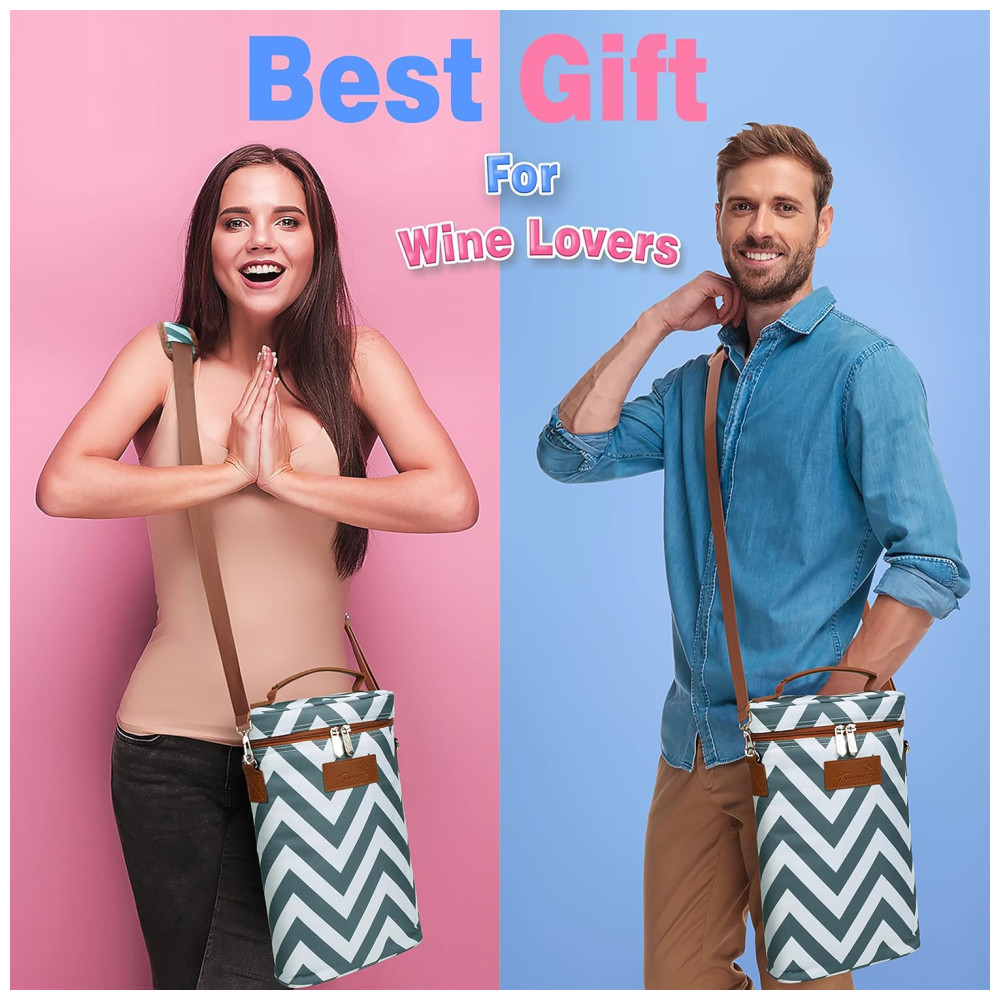 Bolsa Térmica para Vinho Tirrinia - Transporte Seguro e Elegante para Amantes de Vinho - Imagem 5