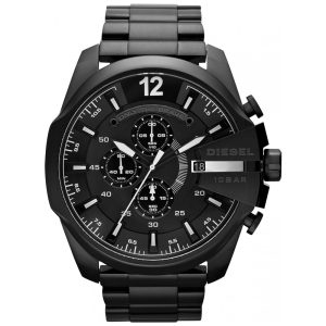 Relógio Masculino Analógico de Quartzo com Pulseira de Aço Inoxidável e Cronógrafo Diesel DZ4283 Preto
