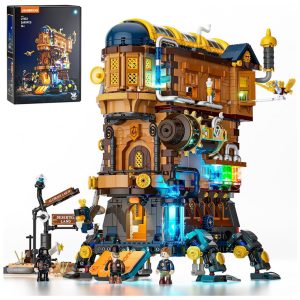 Castelo Móvel Mecha-Alquimista Lumibricks Multicolorido com 4 Funções Mecânicas 2690 Peças Sensor Infravermelho 16+ Anos