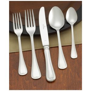 Conjunto de Talheres Charme e Elegância para Sua Casa com 5 Peças e Material de Aço Inoxidável Villeroy & Boch Prata