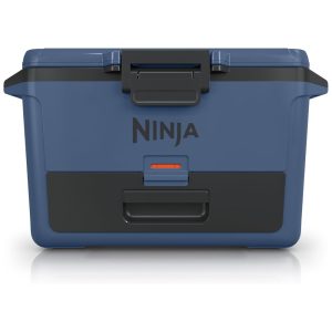 Cooler Térmico Portátil 46L com Gaveta em Zona Seca Premium Mantém o Gelo por Dias Ninja FB151GY FrostVault Azul