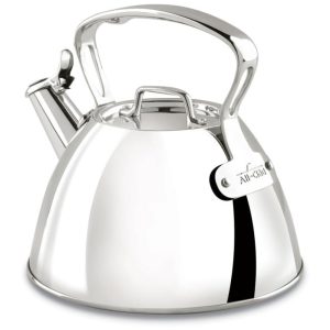 Chaleira totalmente revestida de aço inoxidável ALL CLAD E86199 Cinza