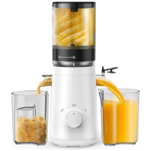 Extrator de Suco TUUMIIST com Tubo de Alimentação Extra Grande de 135 cm Branco BPA Free