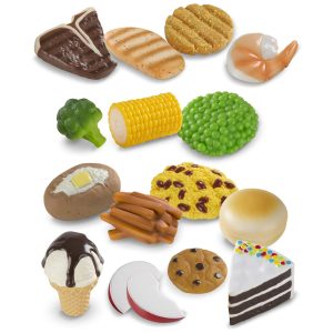 Kit de Jantar Infantil Comida Realista e Durável com 18 Peças para Crianças Acima de 3 Anos Melissa & Doug