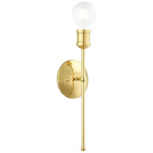 Luminária de Parede Elegância e Qualidade em sua Casa Com Fio Estilo Contemporâneo e Material de Liga de Aço 110V Livex Dourado