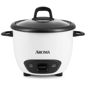 Panela de Arroz Elétrica 720 mL AROMA HOUSEWARES ARC 743G Branco
