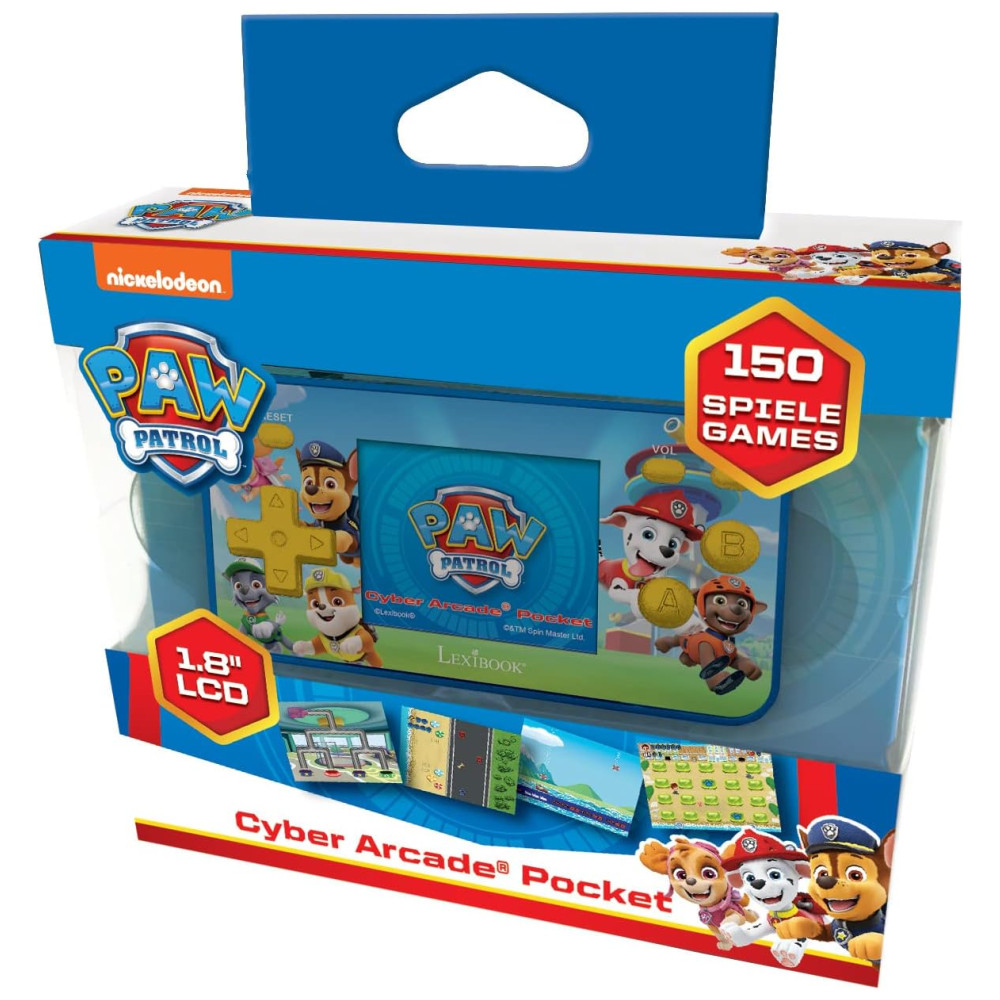 Console de Jogos Portátil Cyber Arcade Pocket com 150 Jogos, Tela LCD e Operado por Bateria, LEXiBOOK, Azul - Imagem 3