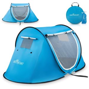 Barraca Suspensa Portátil para Acampamento Camping ABCO TECH Azul