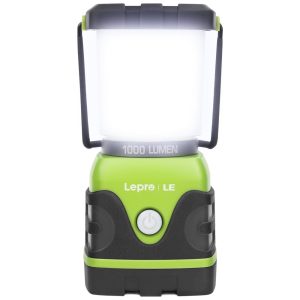 Lanterna LED de Acampamento 1000 Lúmens 4 Modos de Luz Impermeável Frio e Quente LIGHTING EVER 3300002 Amarelo