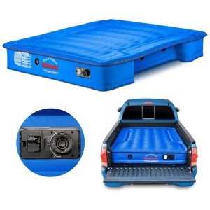 Colchão Inflável Casal com Bomba Embutida Para até 450KG Pittman Outdoors PPI30 Azul