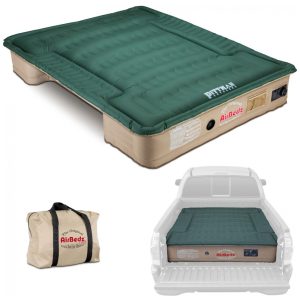 Colchão Inflável Casal com Bomba Embutida Para até 450KG Pittman Outdoors PPI30 Marrom