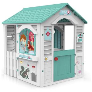 Casa de Veterinário Chicos - Kit de Brincar ao Ar Livre e em Casa para Crianças Estimulando a Imaginação e a Diversão - Tamanho Infantil