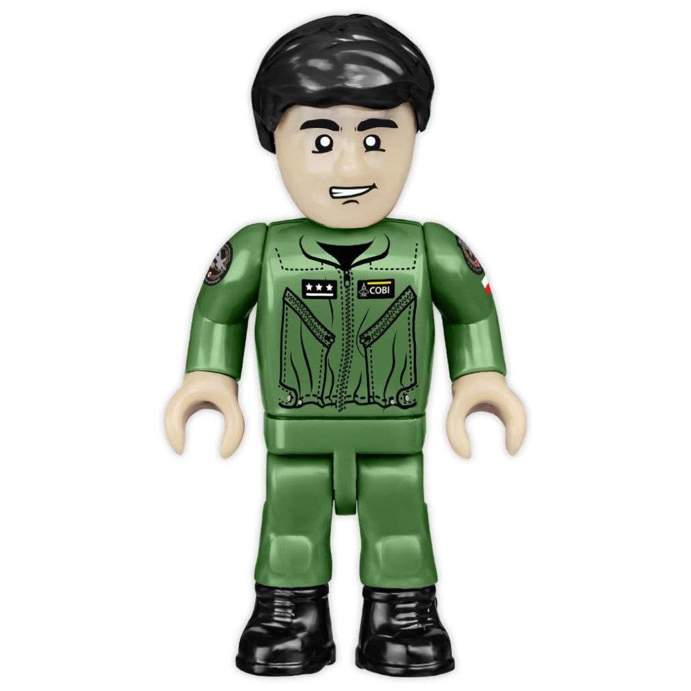 Kit de Construção Caça F 35 A Lightning II das Forças das com 580 Peças COBI Preto - Imagem 9