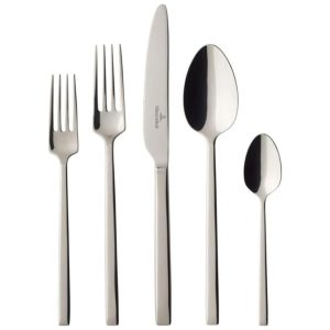 Conjunto de Talheres Charme e Elegância para Sua Casa com 20 Peças e Material de Aço Inoxidável Villeroy & Boch Prata