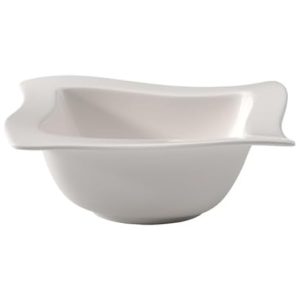 Bowl de 6 cm em Material de Porcelana Premium e Formato Quadrado Villeroy Boch Branca