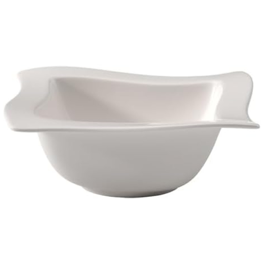 Bowl de 6 cm em Material de Porcelana Premium e Formato Quadrado Villeroy Boch Branca