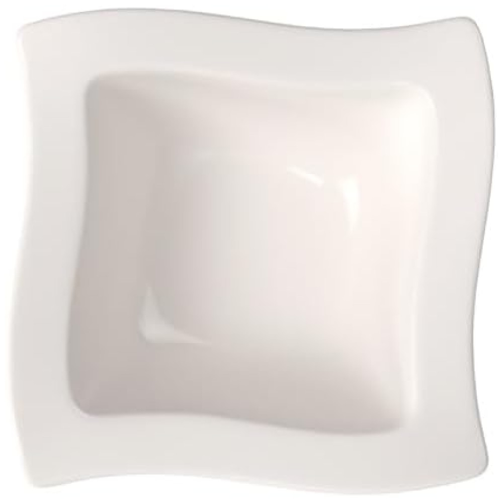 Bowl de 6 cm em Material de Porcelana Premium e Formato Quadrado Villeroy Boch Branca - Imagem 2
