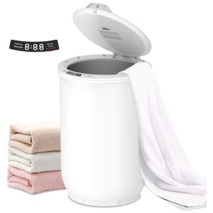 Aquecedor de Toalhas Ultra Grande Aquecimento Rápido com Timer Controle Digital de Um Botão Trava de Segurança Desligamento AutomáticoTrydow.