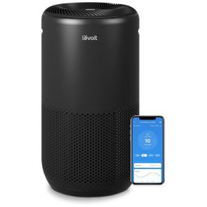 Purificador de Ar LEVOIT Core 400SP para Ambientes Grandes de até 183 m² em 1 Hora - Monitor de Qualidade do Ar Modo de Sono HEPA Modo Inteligente