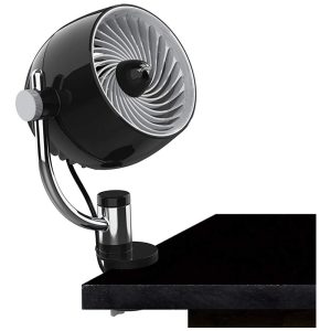 Ventilador Portátil e Silencioso com 3 Velocidades 110V 30W Vornado Pivot3 Clip Preto