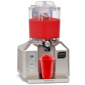 Máquina de Raspadinha Profissional NostalgiaLiquidificador de 28 LitrosSmoothies ou Slushies de Qualidade Premium para Bancadas de Cozinha e Bares.