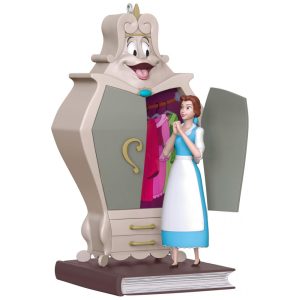 Ornamento Hallmark Keepsake Natal 2025 Disney Beauty and The Beast Belle com o Guarda-Roupa Decoração Fina para Fãs Disney
