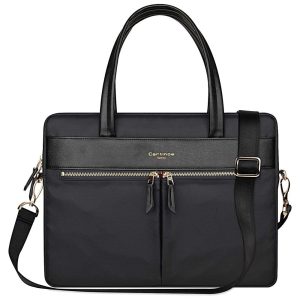 Bolsa Pasta Impermeável RFID bloqueio Nylon Ultrafino para 14 e 15 pol MacBook Ultrabook Preto