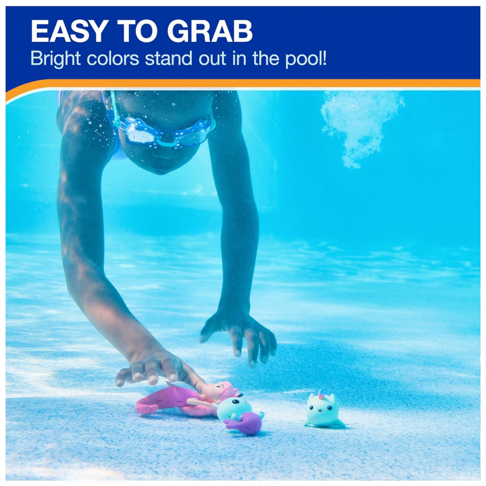 Kit de Mergulho para Piscina SwimWays Gabbys Dollhouse Dive Characters 3Pack - Brinquedos de Água e Acessórios para Festas na Piscina - Imagem 4