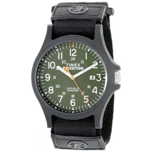 Relógio Masculino Analógico com Alça Ajustável Timex TW4B00100 Preto e Verde