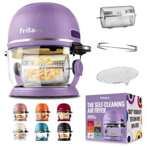 Air Fryer de 5L com Visibilidade 360 e Tecnologia Autolimpante 110V 1500W Fritaire Lavanda