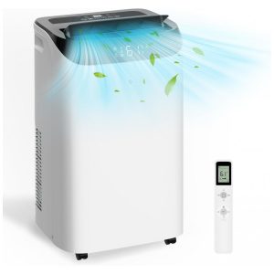 Ar-Condicionado Portátil de 12.000 BTUs Refrigera até 46 m² Unidade Portátil Eficiente com Controle Remoto para Grandes Ambientes DOMANKI