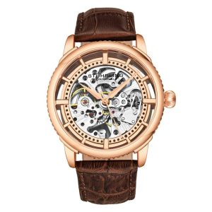Relógio Masculino Stuhrling Winchester 3933 Automático 41mm Marrom