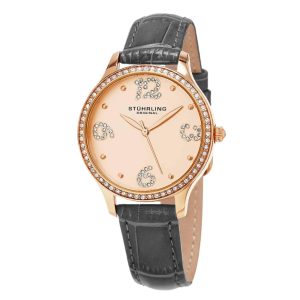 Relógio Feminino Stuhrling Chique 560 Quartzo 36mm Cinza